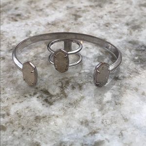 Kendra Scott bracelet and matching earrings